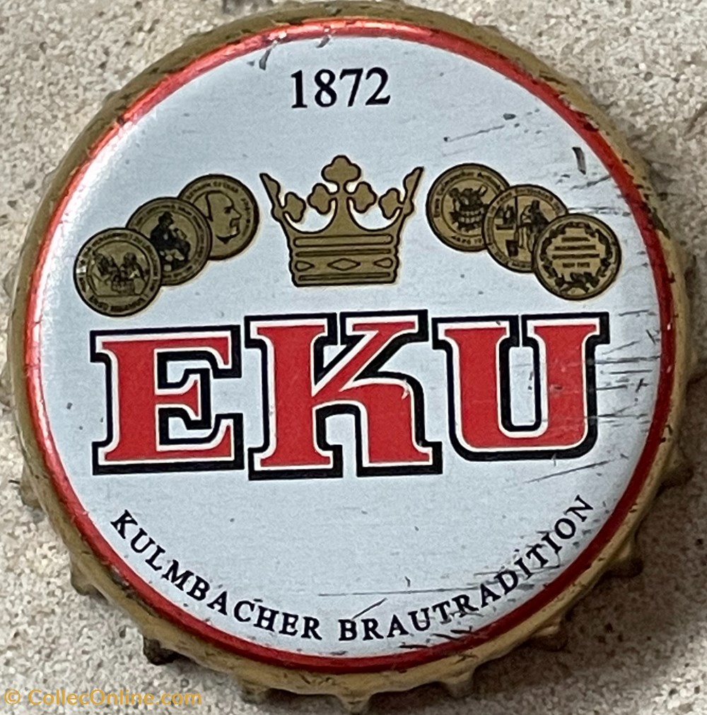 EKU tampinhas de garrafas cerveja alemanha eku