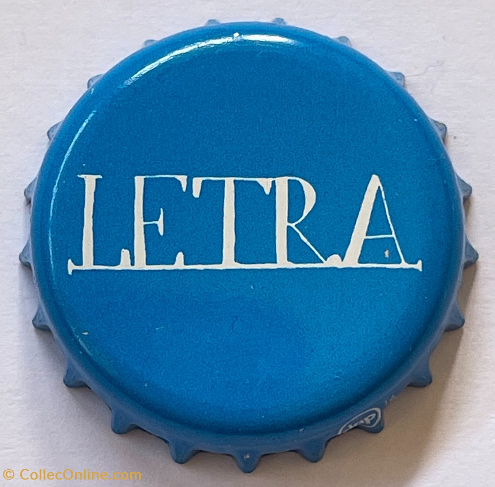 Letra tampinhas de garrafas cerveja portugal letra