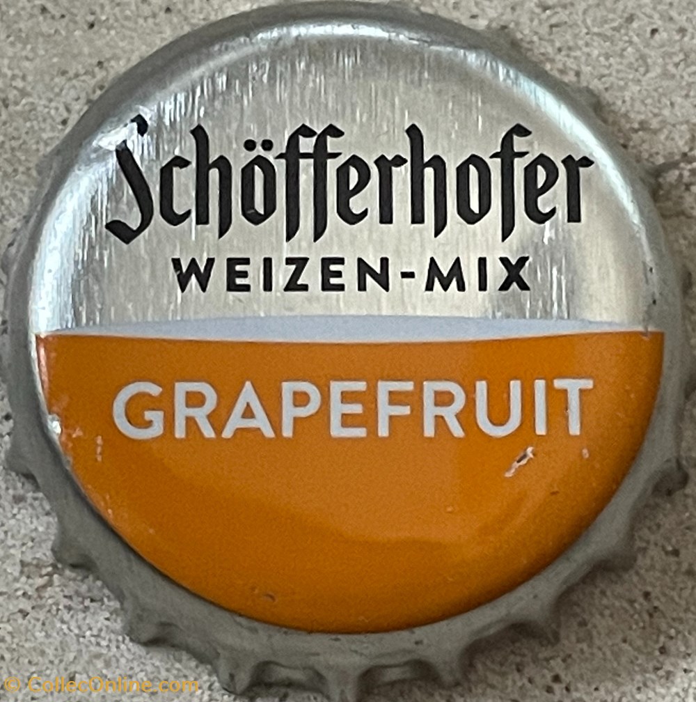 tampinhas de garrafas cerveja alemanha schofferhofer