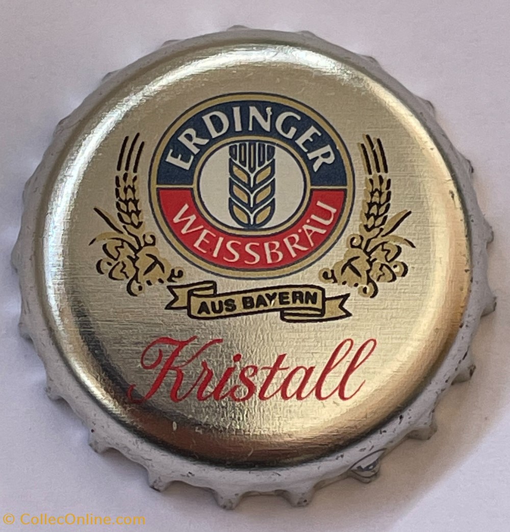 Erdinger tampinhas de garrafas cerveja alemanha erdinger