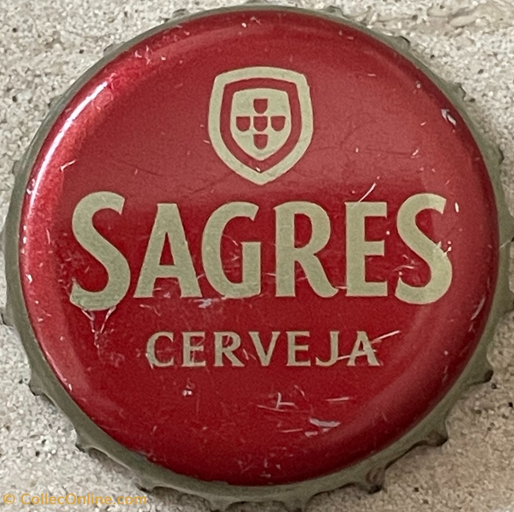 tampinhas de garrafas cerveja portugal sagres