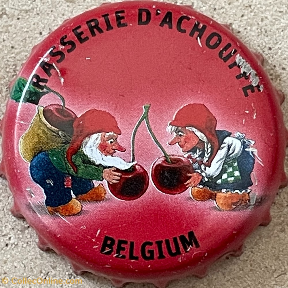 tampinhas de garrafas cerveja belgica chouffe