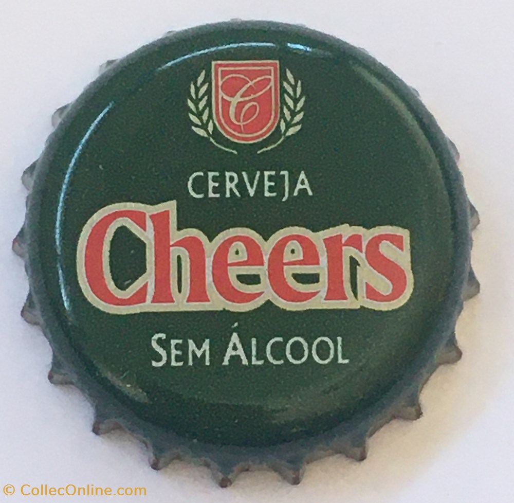 Cheers tampinhas de garrafas cerveja portugal cheers