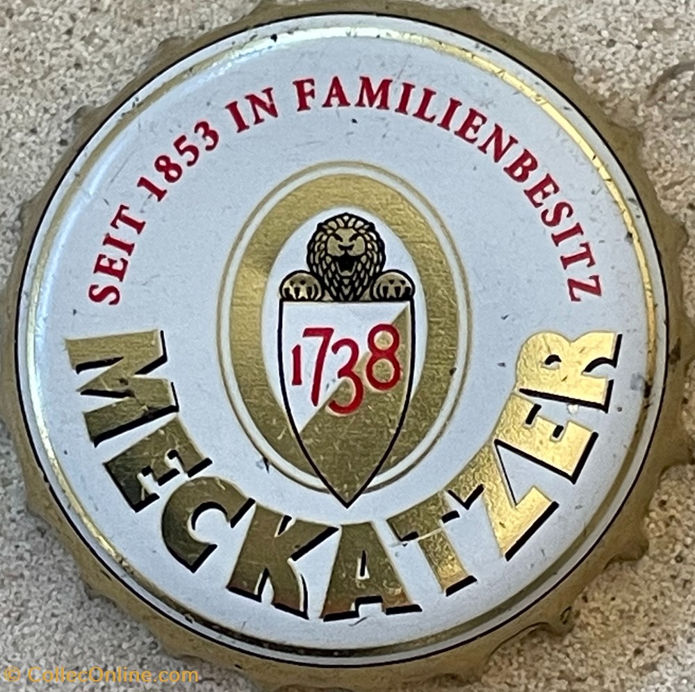 Meckatzer tampinhas de garrafas cerveja alemanha meckatzer