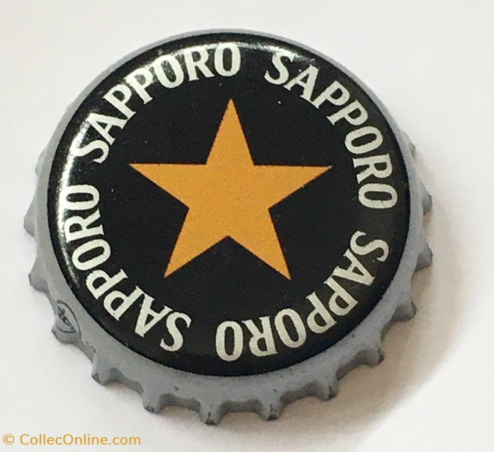 Sapporo tampinhas de garrafas cerveja japao sapporo