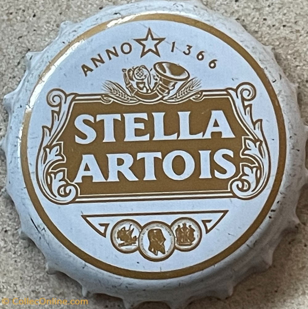 Stella Artois tampinhas de garrafas cerveja belgica stella artois