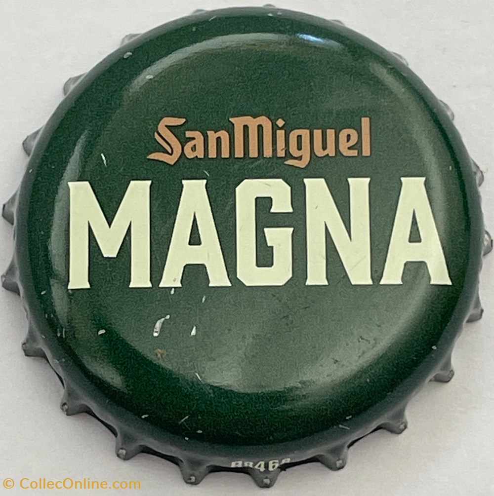 San Miguel tampinhas de garrafas cerveja espanha san miguel