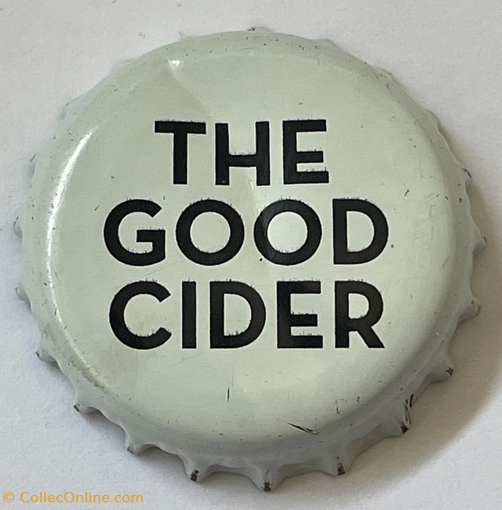 The Good Cider tampinhas garrafas refrigerante outras bebidas the good cider