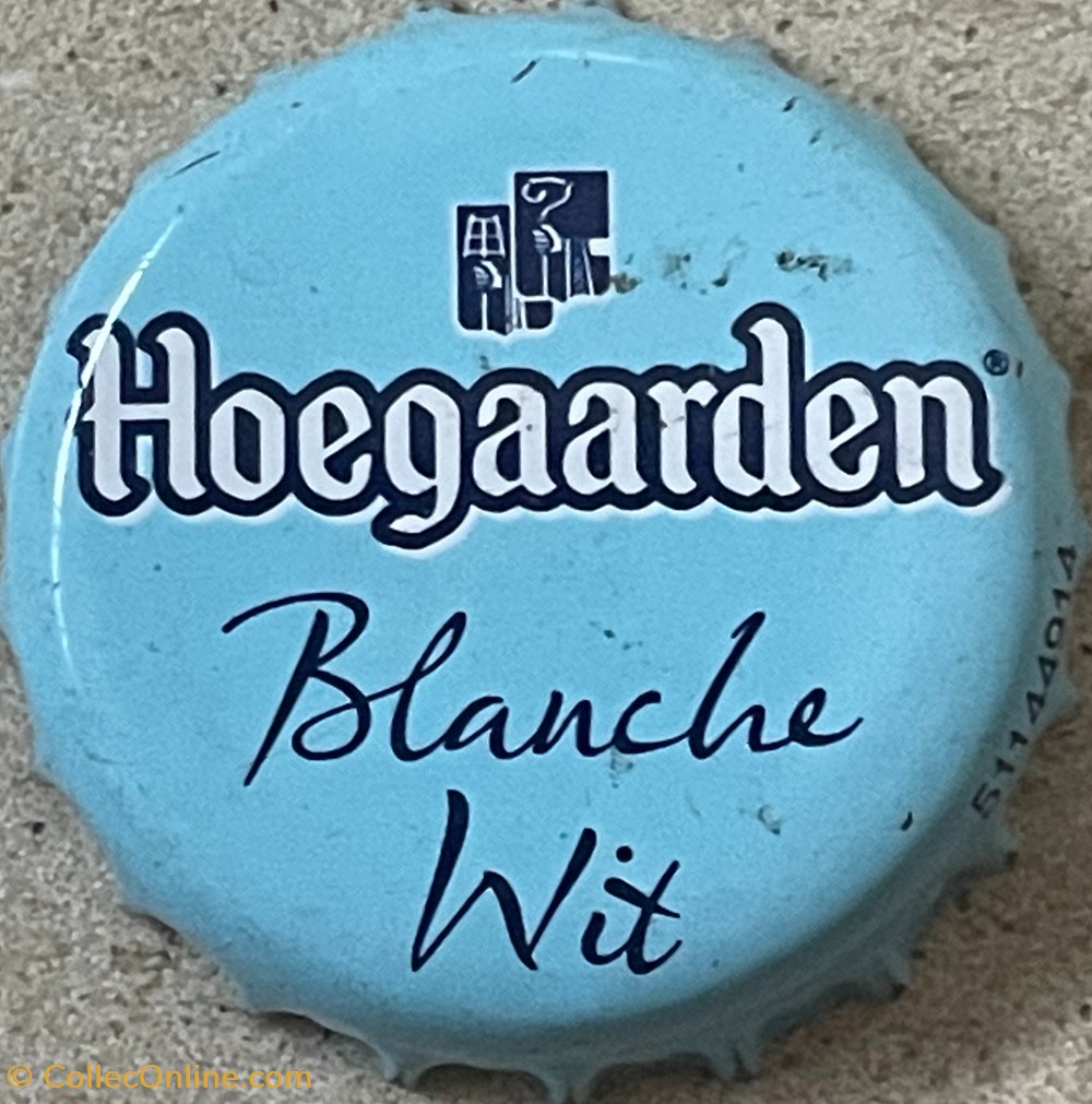 Hoegaarden tampinhas garrafas cerveja belgica hoegaarden