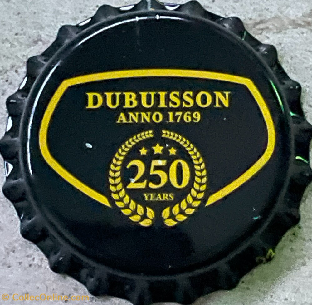 tampinhas de garrafas cerveja belgica dubuisson