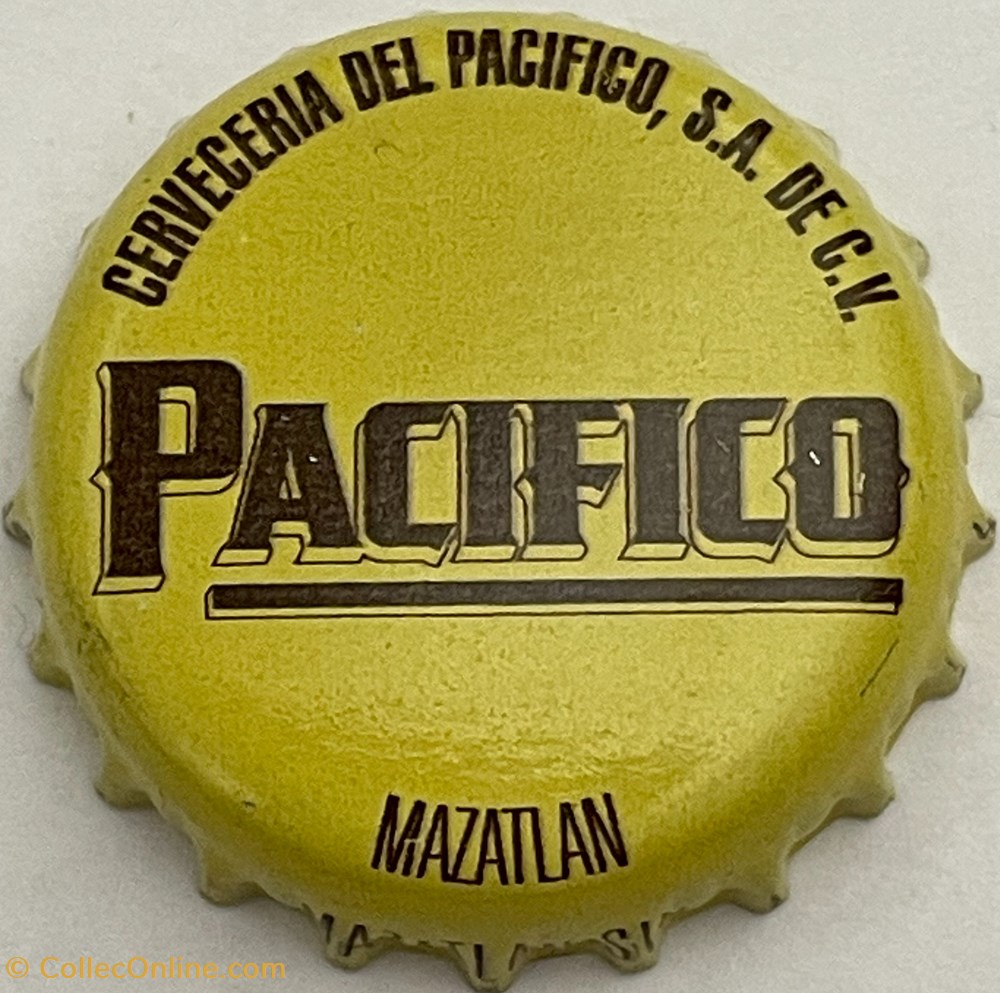 tampinhas de garrafas cerveja mexico pacifico