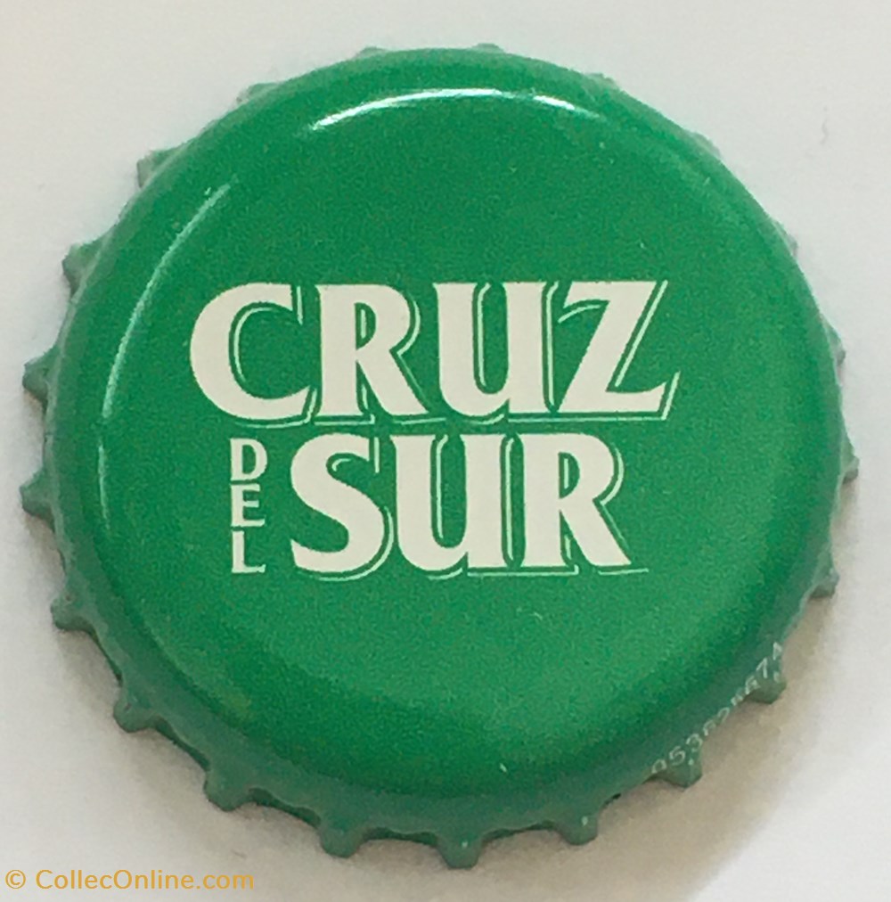 Cruz Del Sur tampinhas garrafas cerveja espanha cruz del sur