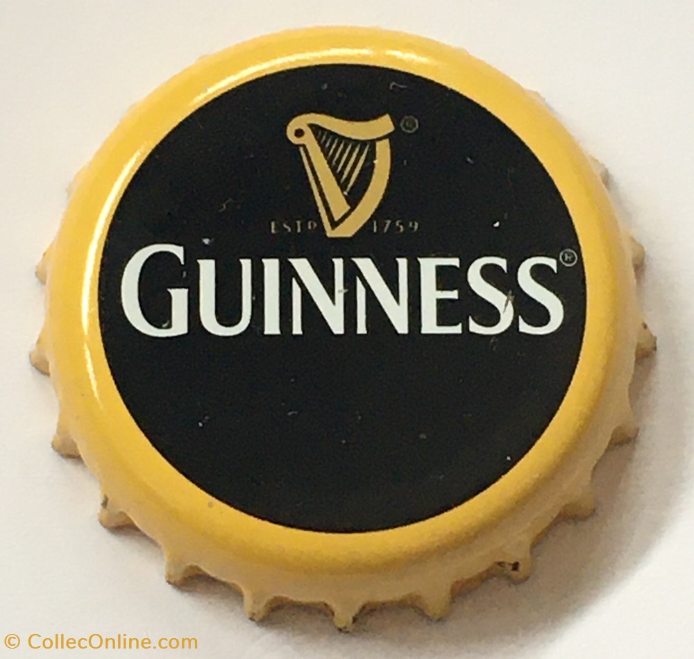 tampinhas de garrafas cerveja irlanda guinness