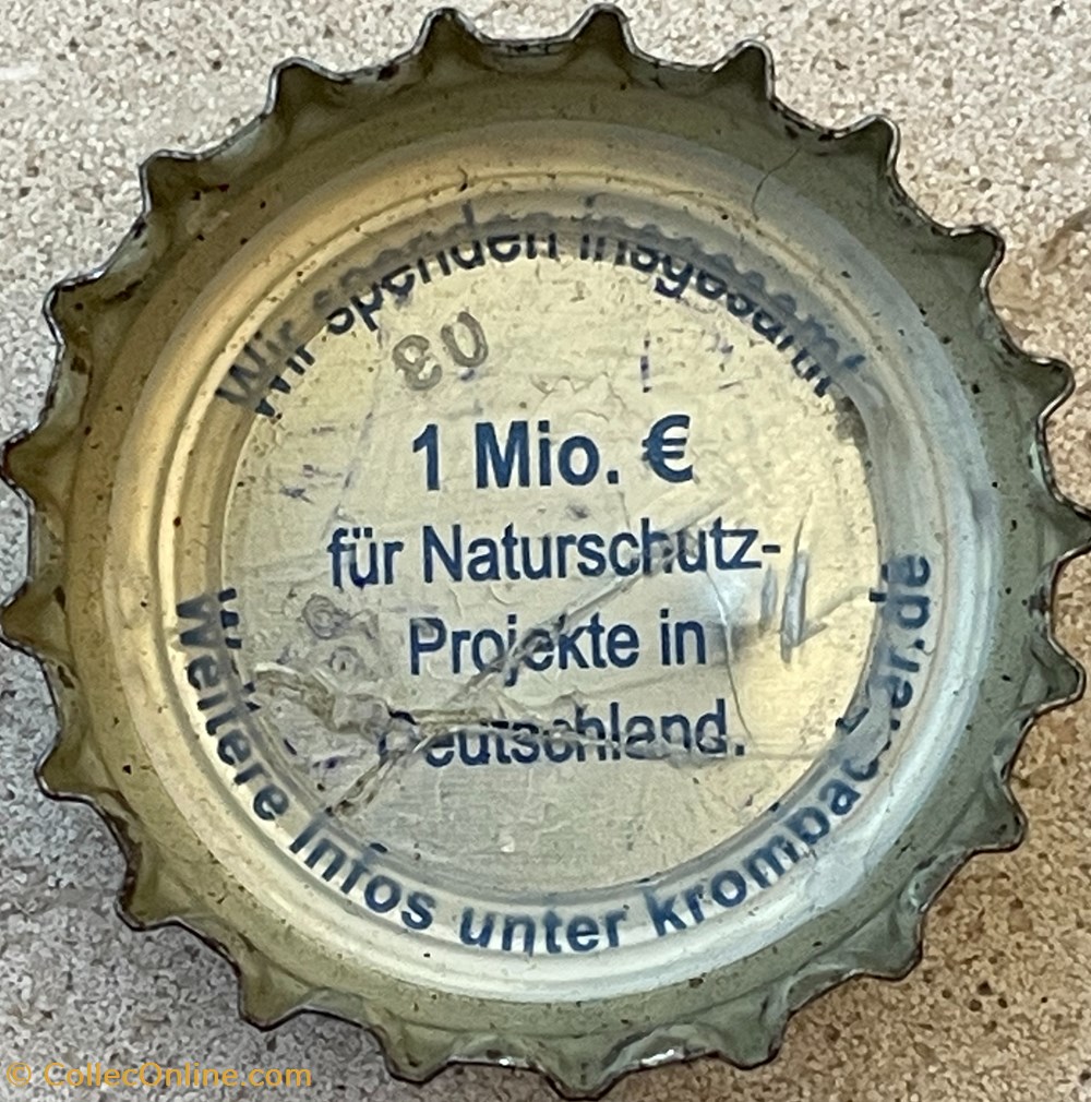 Krombacher tampinhas de garrafas cerveja alemanha krombacher