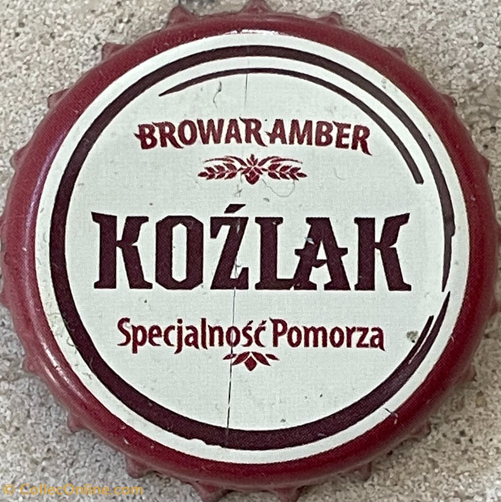 tampinhas de garrafas cerveja polonia amber