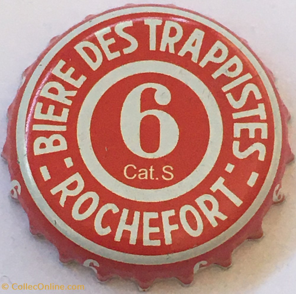 tampinhas de garrafas cerveja belgica trappistes rochefort