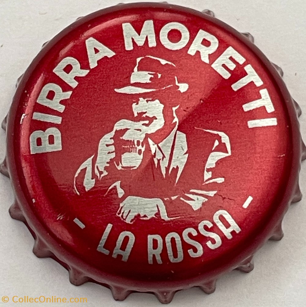 Birra Moretti Bottle Caps Beer Italy Format 26 Mm Rarity C1