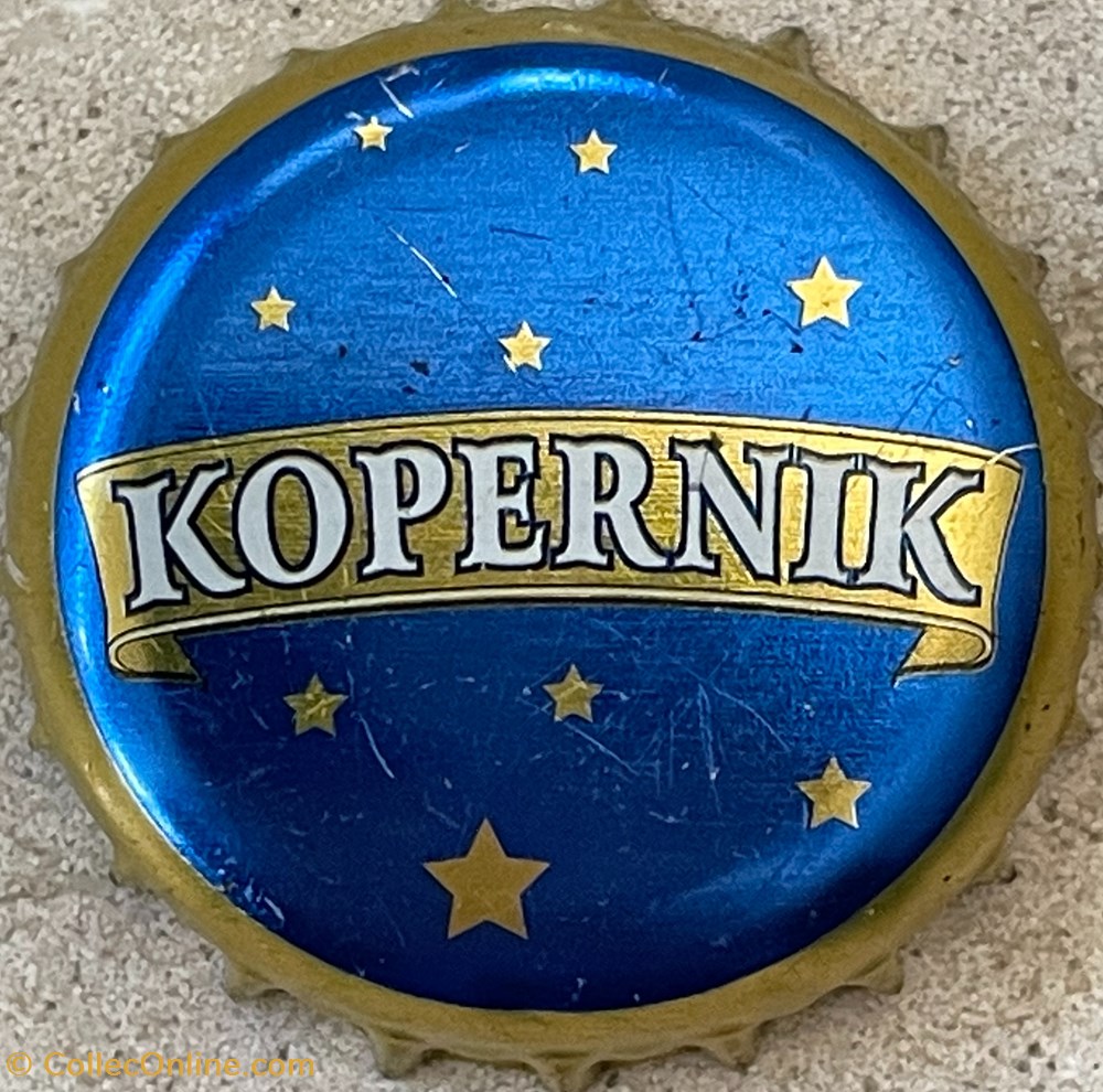 tampinhas de garrafas cerveja polonia kopernik