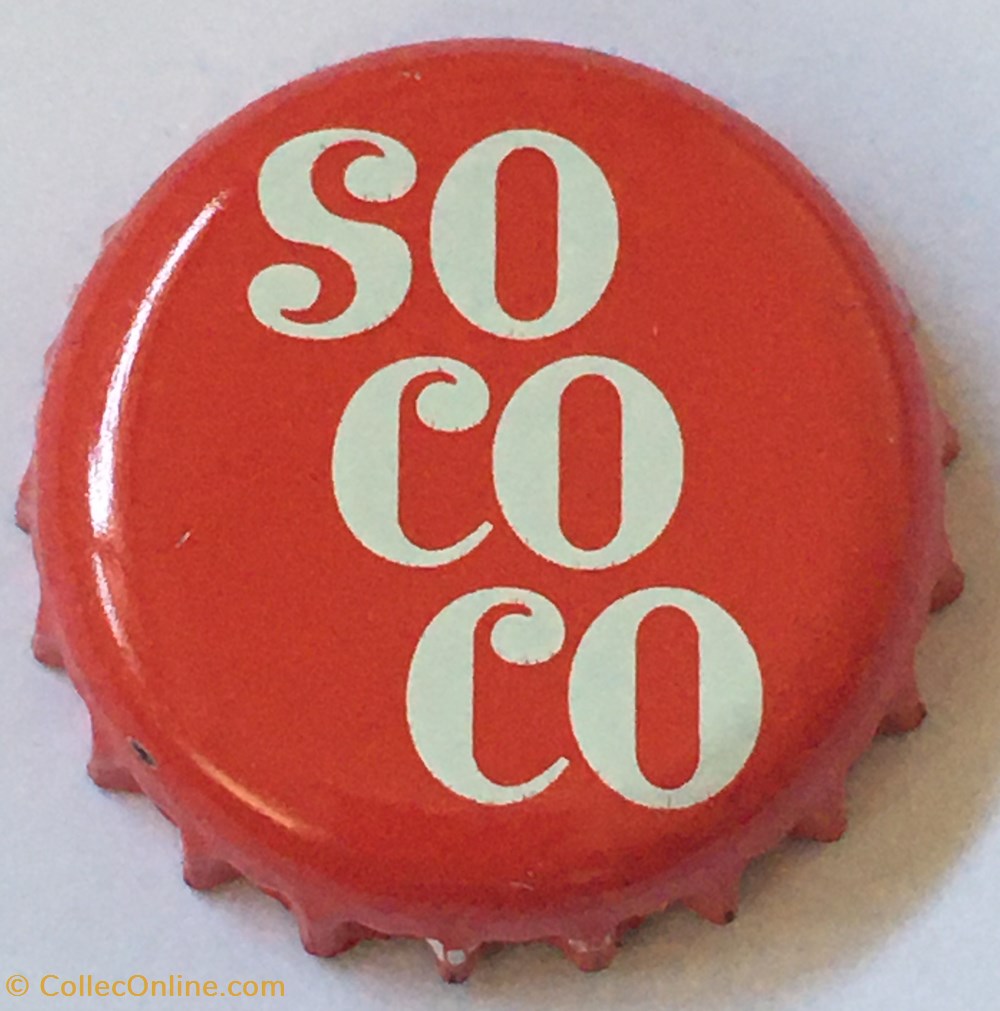 tampinhas de garrafas refrigerante e outras bebidas sococo