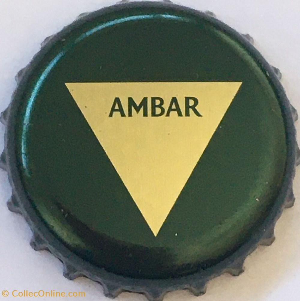Ambar tampinhas de garrafas cerveja espanha ambar