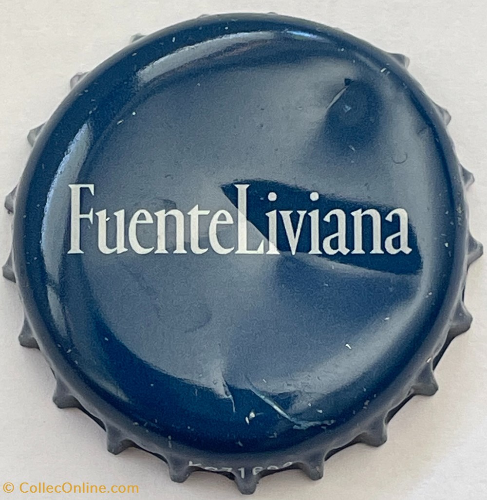 tampinhas de garrafas agua mineral fuente liviana