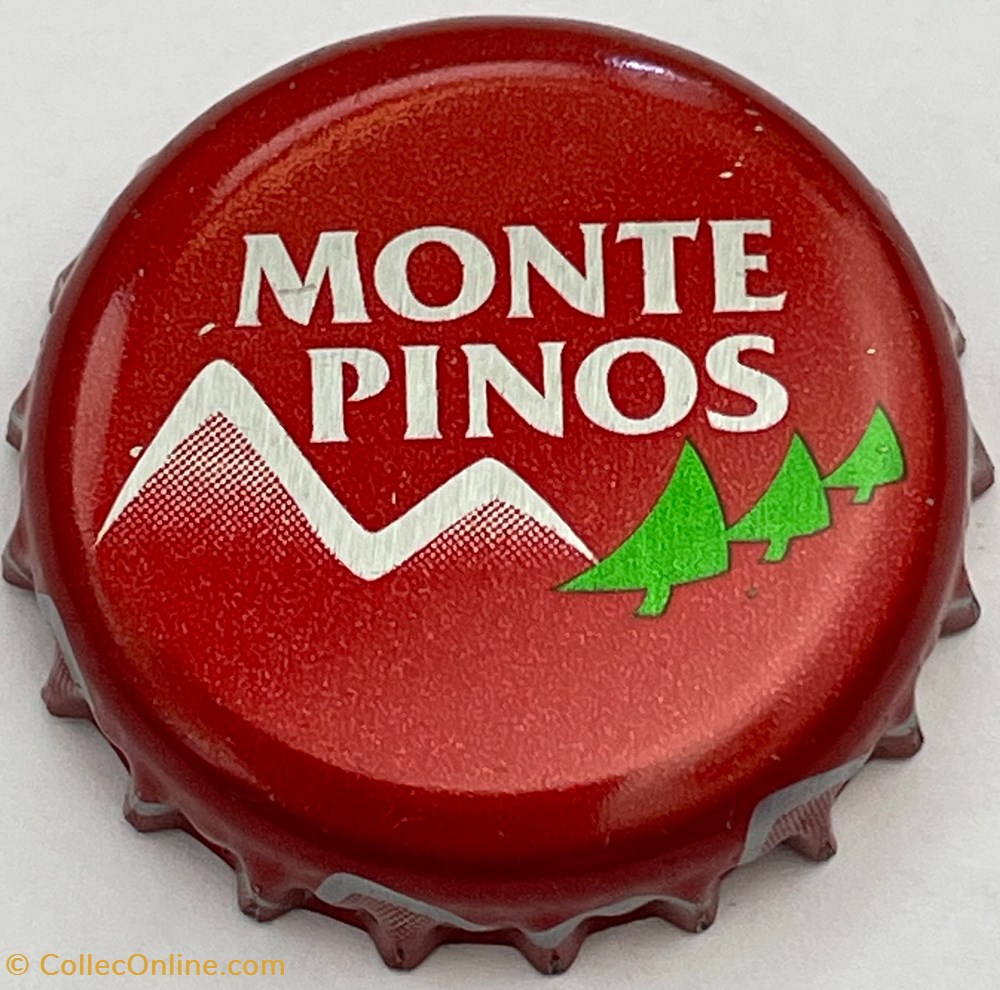 Monte Pinos tampinhas de garrafas agua mineral monte pinos
