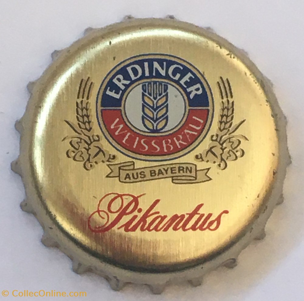 Erdinger tampinhas de garrafas cerveja alemanha erdinger