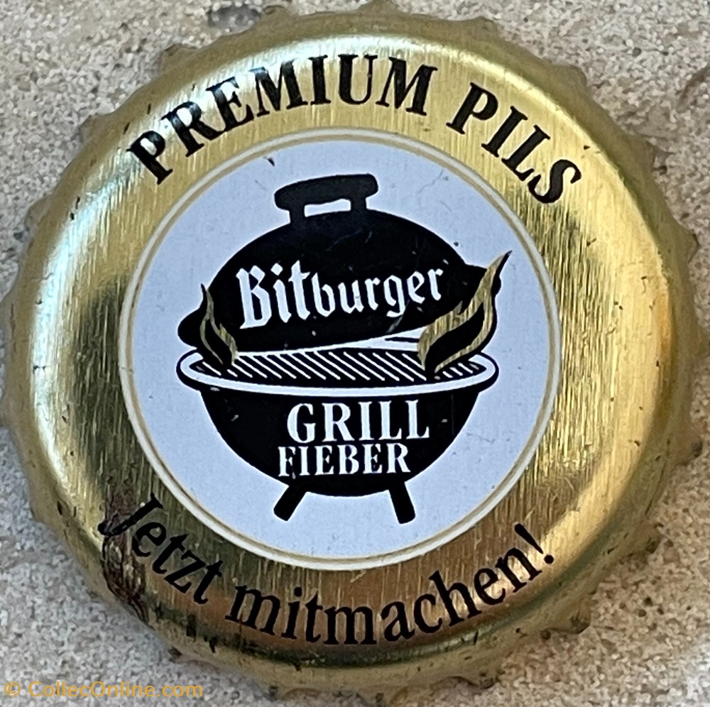 Bitburger tampinhas de garrafas cerveja alemanha bitburger