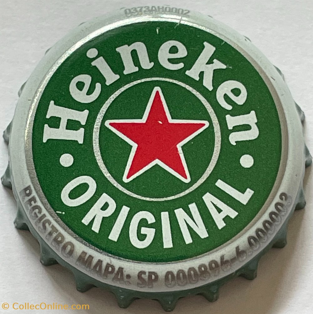 tampinhas de garrafas cerveja brasil heineken