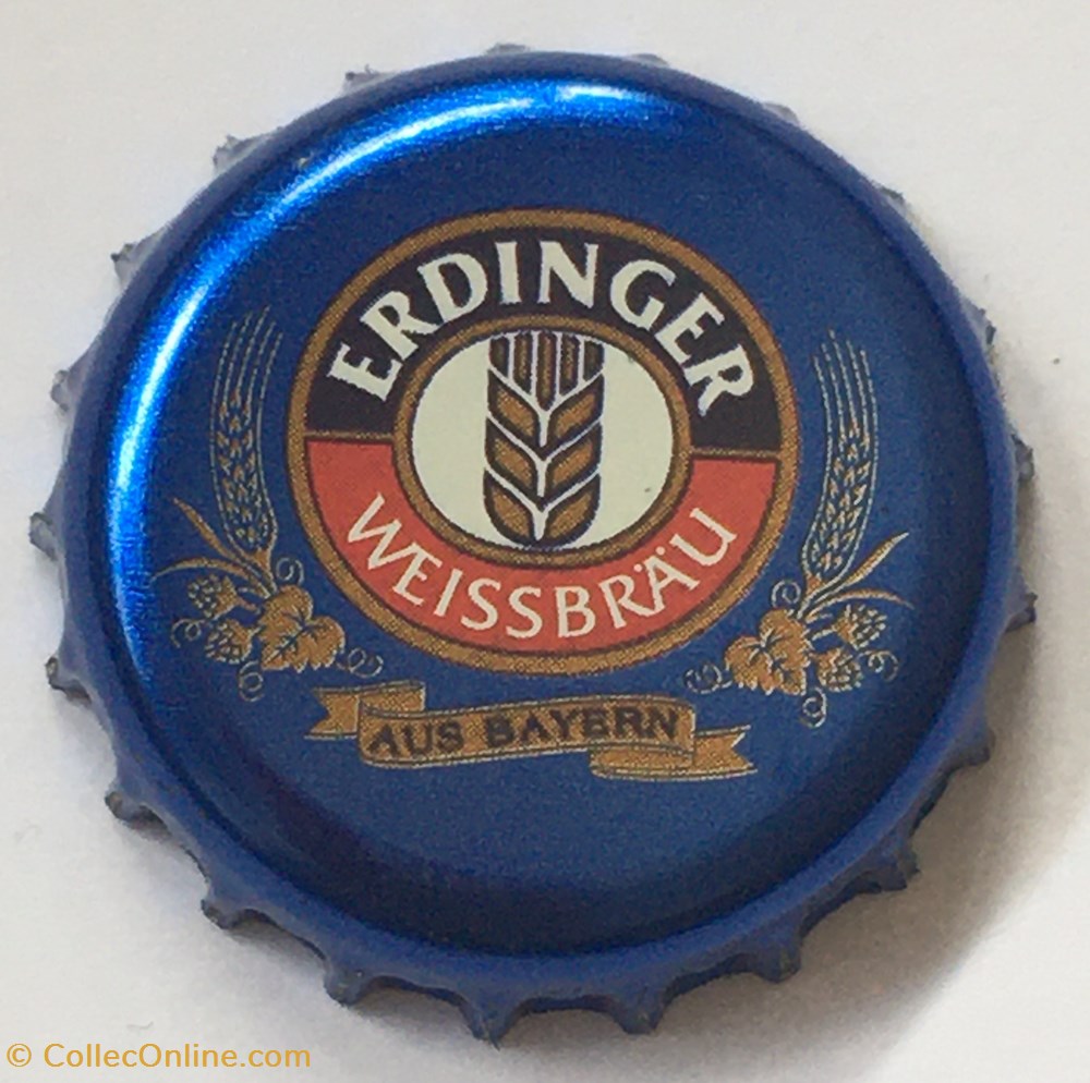 Erdinger tampinhas de garrafas cerveja alemanha erdinger