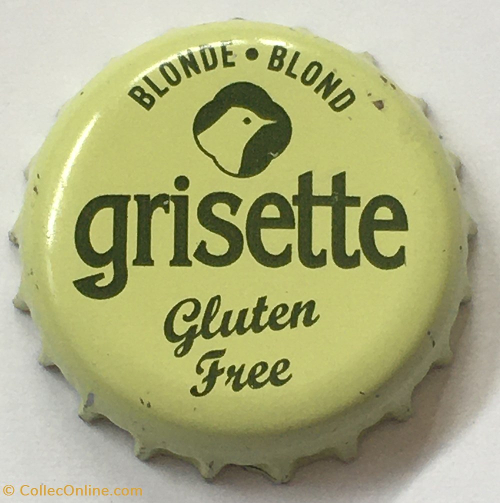 Grisette tampinhas de garrafas cerveja belgica grisette