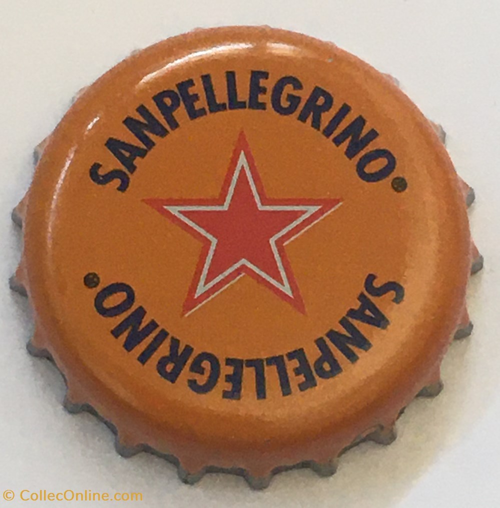 tampinhas de garrafas refrigerante outras bebidas sanpellegrino