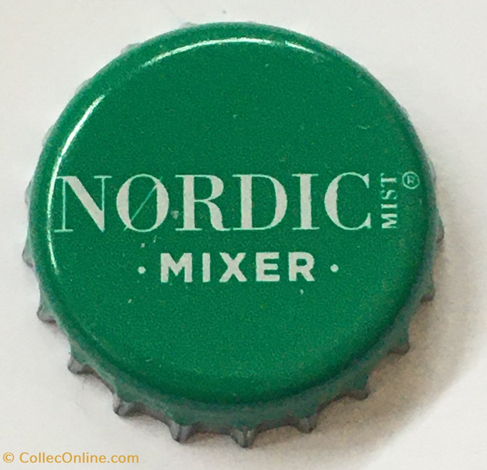tampinhas de garrafas refrigerante e outras bebidas nordic mist