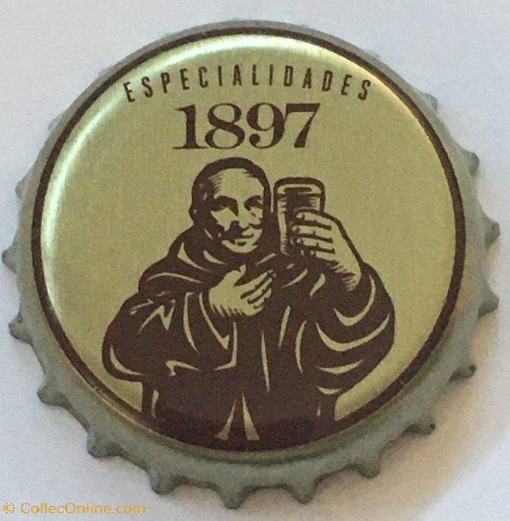 tampinhas de garrafas cerveja portugal 1897