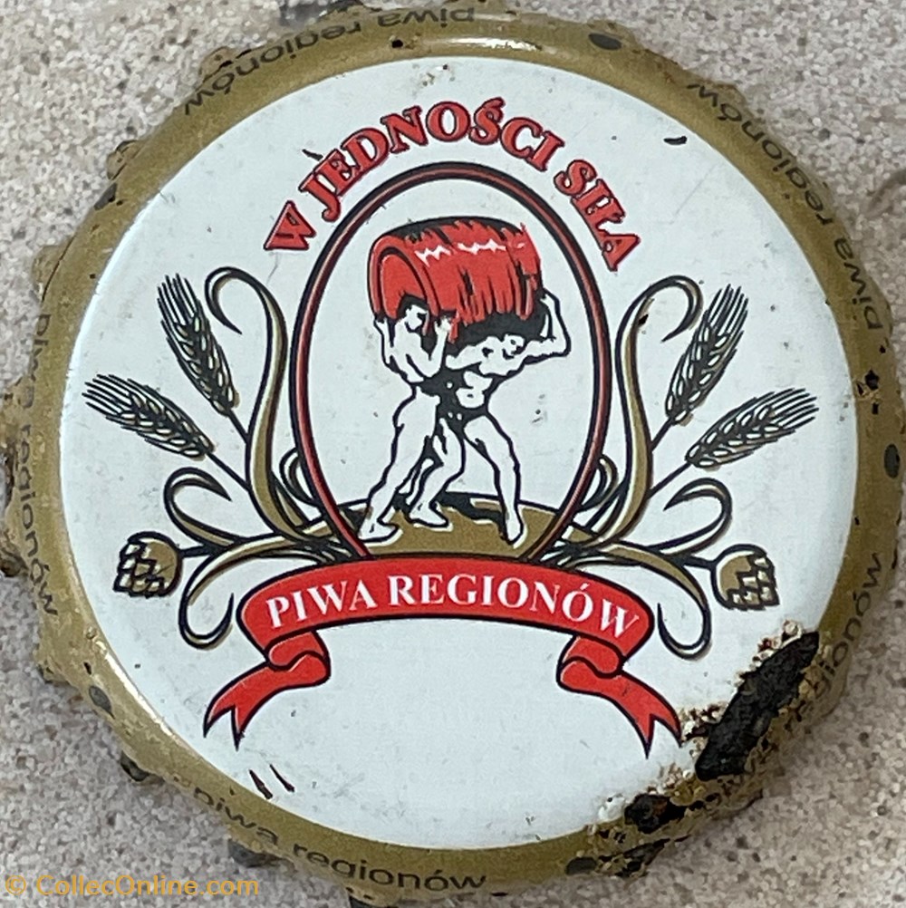 Piwa Regionów tampinhas de garrafas cerveja polonia piwa regionow