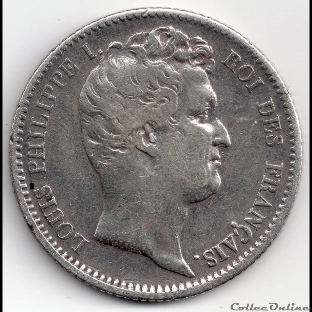 monnaie france moderne 1 francs 1831 b