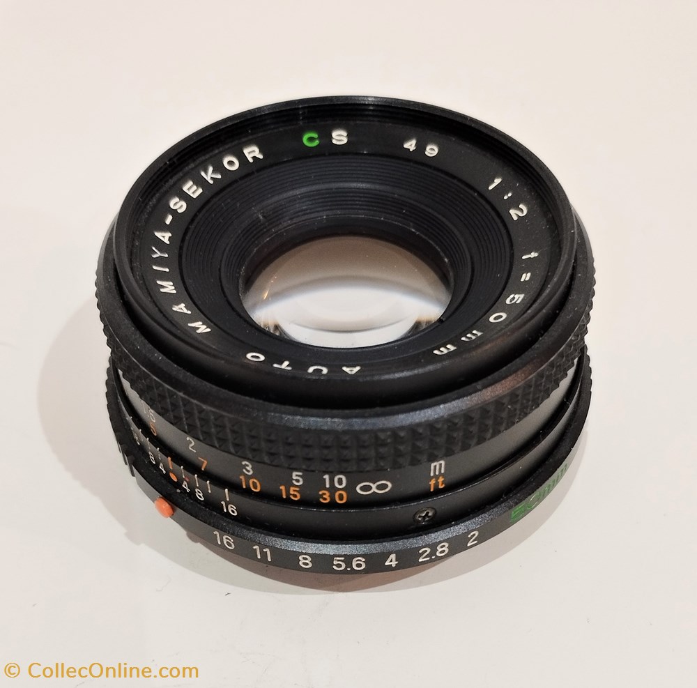 MAMIYA / SEKOR Auto CS (f2 - 50mm) appareils photo camescopes accessoires objectifs filtres mamiya sekor auto cs f2 50mm
