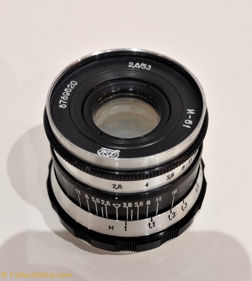 INDUSTAR-61 (f2.8 - 53mm) appareils photo camescopes accessoires objectifs filtres industar 61 f2 8 53mm