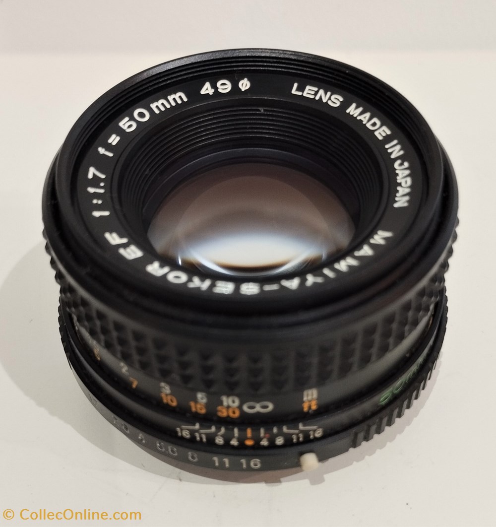 MAMIYA / SEKOR EF (f1.7 - 50mm) appareils photo camescopes accessoires objectifs filtres mamiya sekor ef f1 7 50mm
