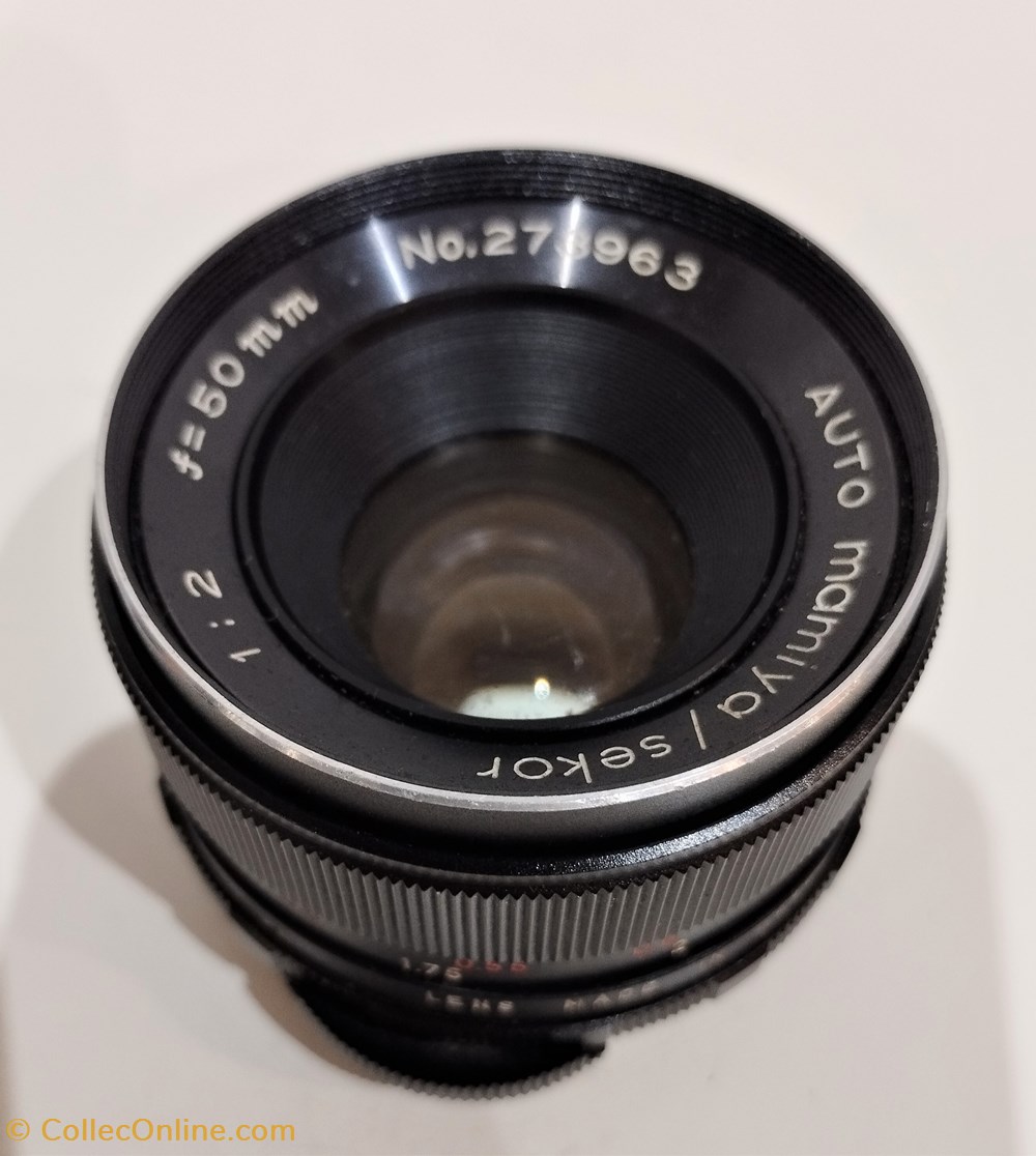 MAMIYA / SEKOR Auto (f2 - 50mm) appareils photo camescopes accessoires objectifs filtres mamiya sekor auto f2 50mm