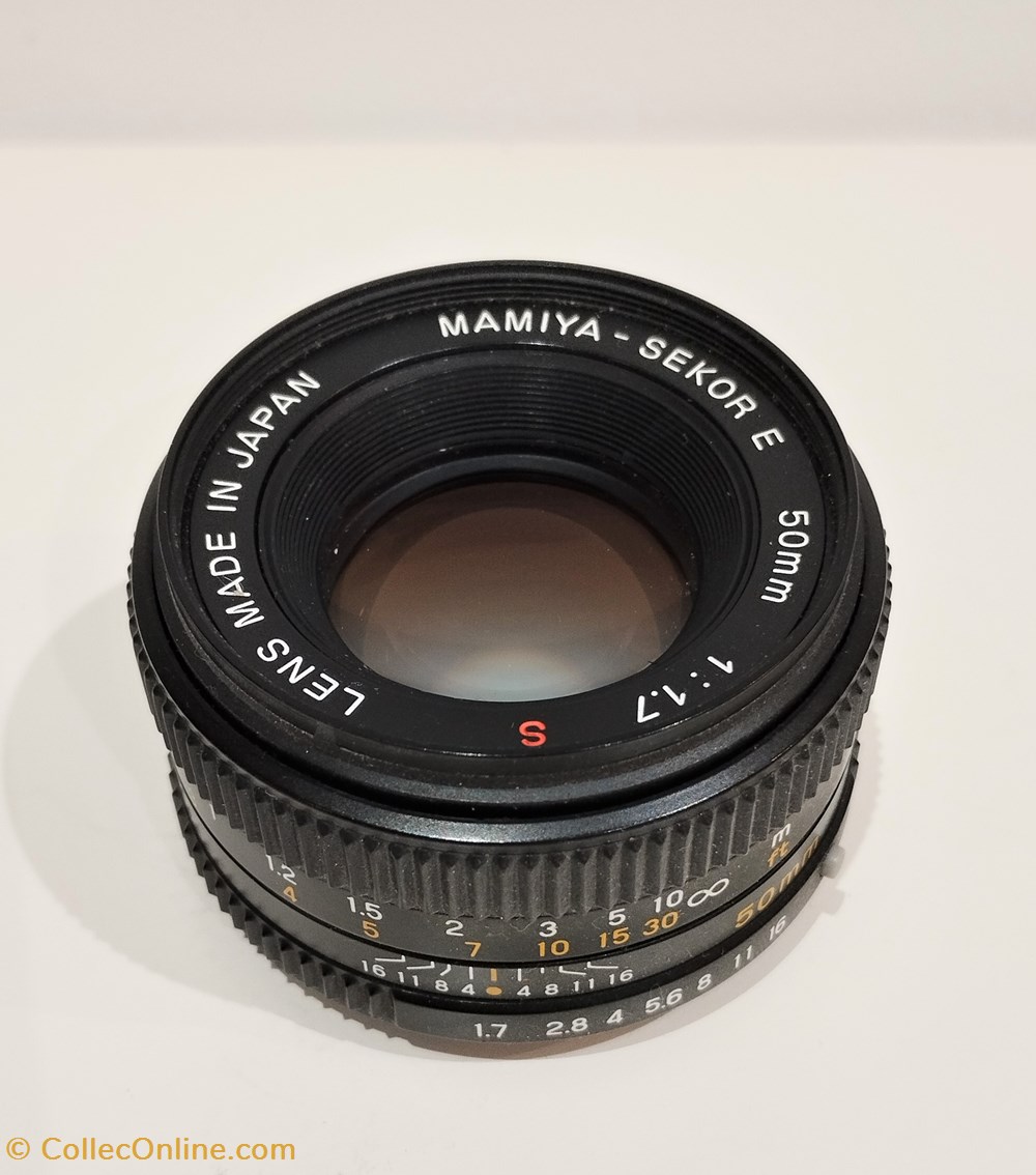 MAMIYA / SEKOR E (f1.7 - 50mm) appareils photo camescopes accessoires objectifs filtres mamiya sekor e f1 7 50mm