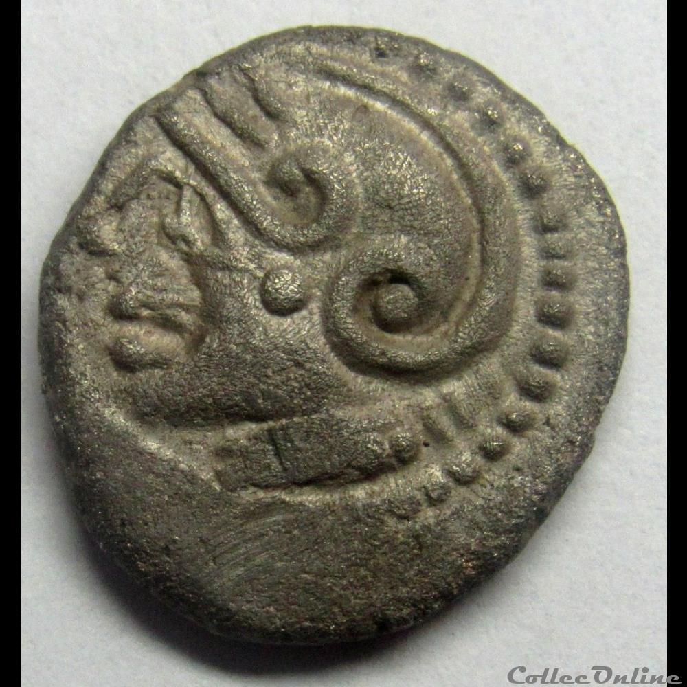 DT série 884 Quinaire KALETEDOY monnaie antique gauloise dt serie 884 quinaire kaletedoy