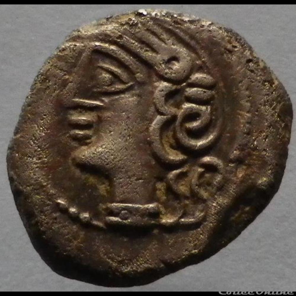 DT série 884 Quinaire KALETEDOY monnaie antique gauloise dt serie 884 quinaire kaletedoy