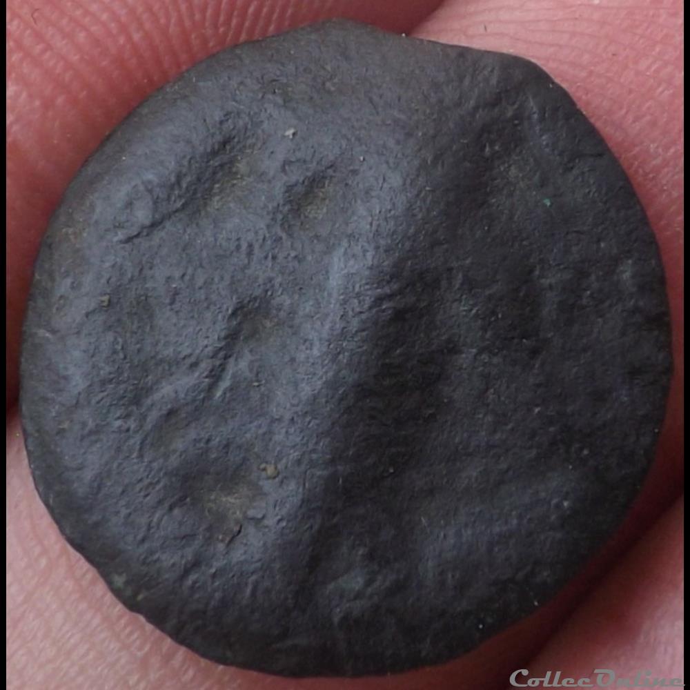 monnaie antique gauloise potin au mannequin imite des eduens