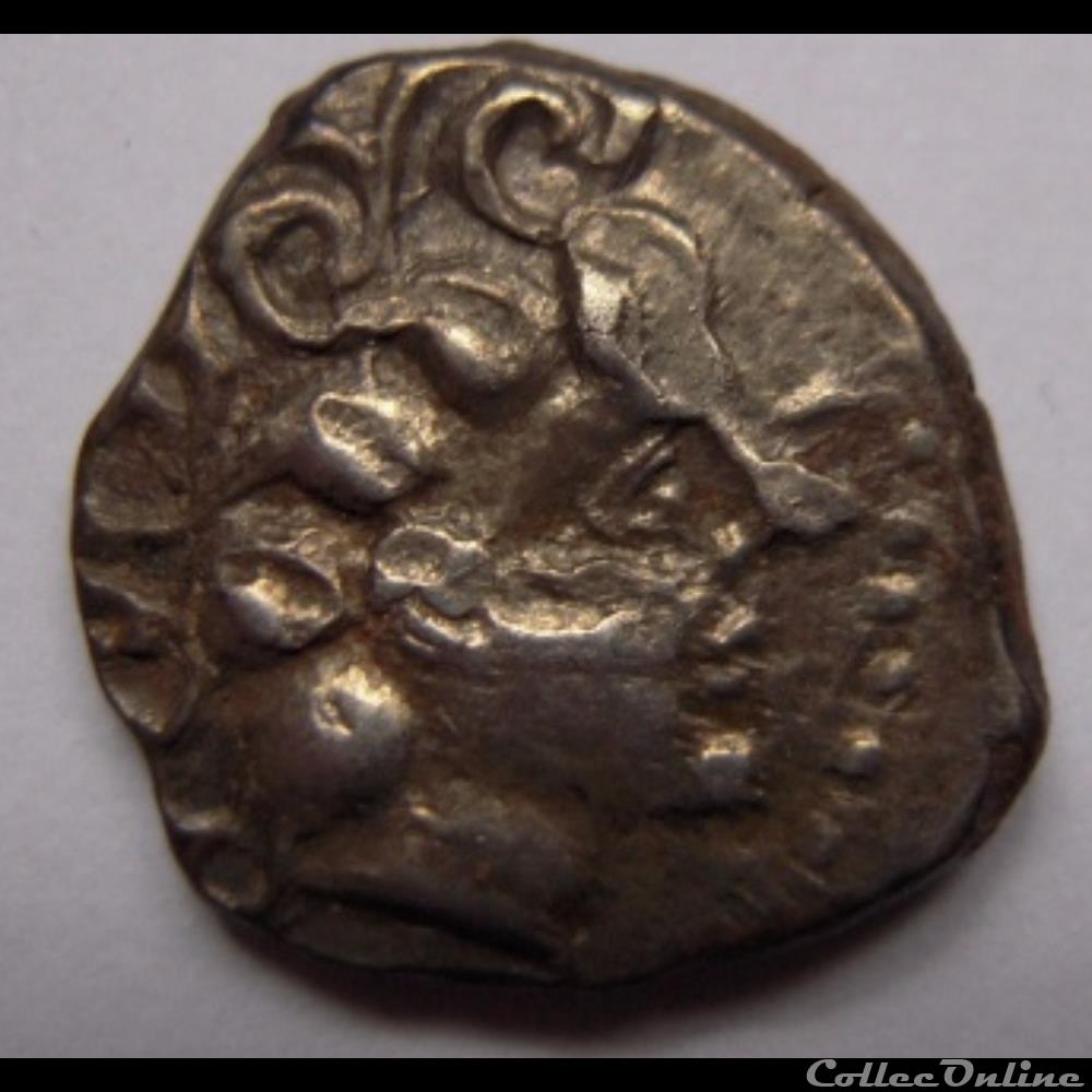 Série 878 DT 3182 Quinaire à la lyre monnaie antique gauloise serie 878 dt 3182 quinaire a la lyre