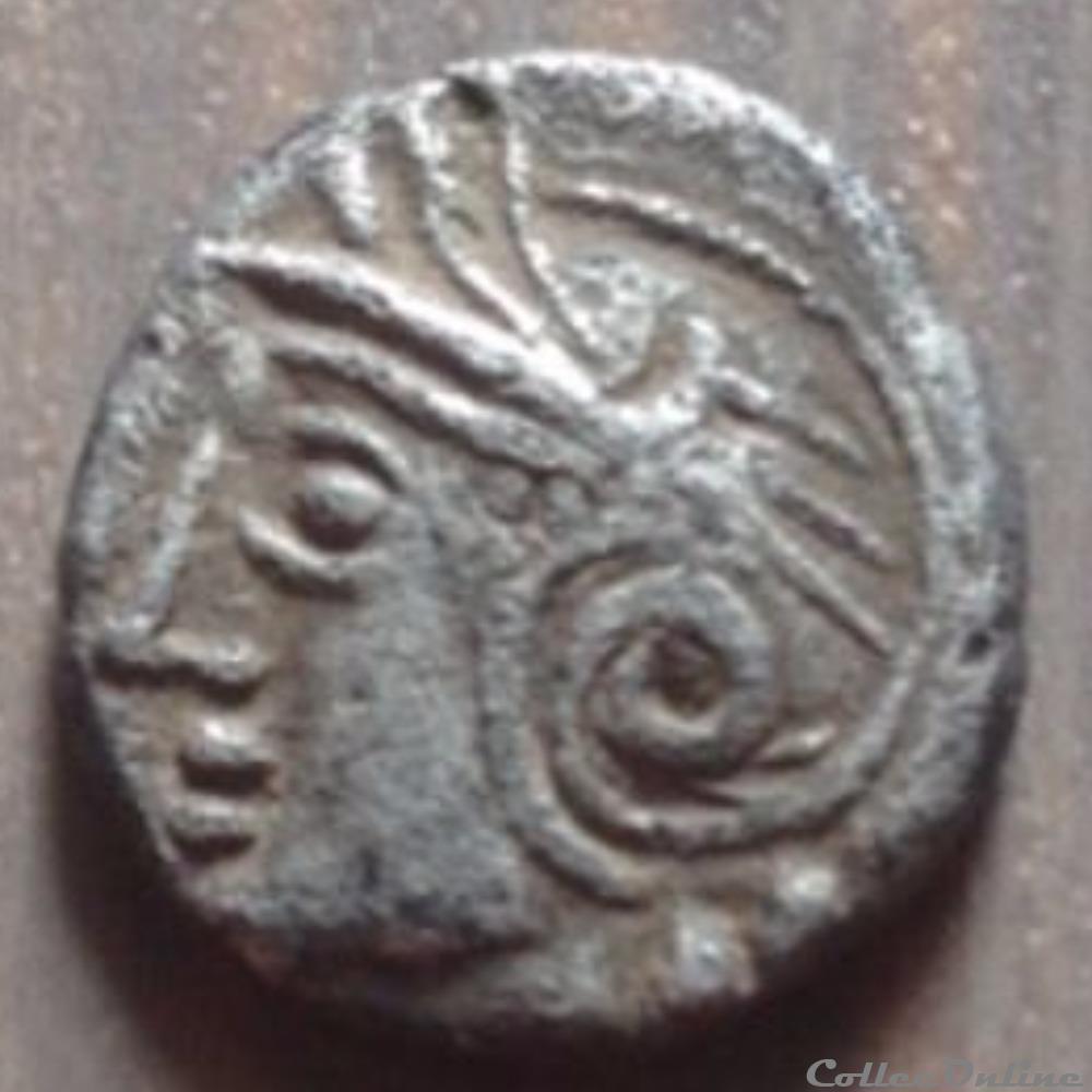 DT série 884 Quinaire KALETEDOY monnaie antique gauloise dt serie 884 quinaire kaletedoy