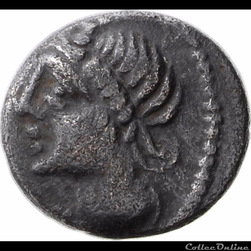 monnaie antique gauloise serie 917 dt 3228 quinaire atepili orgetirix a la fleur