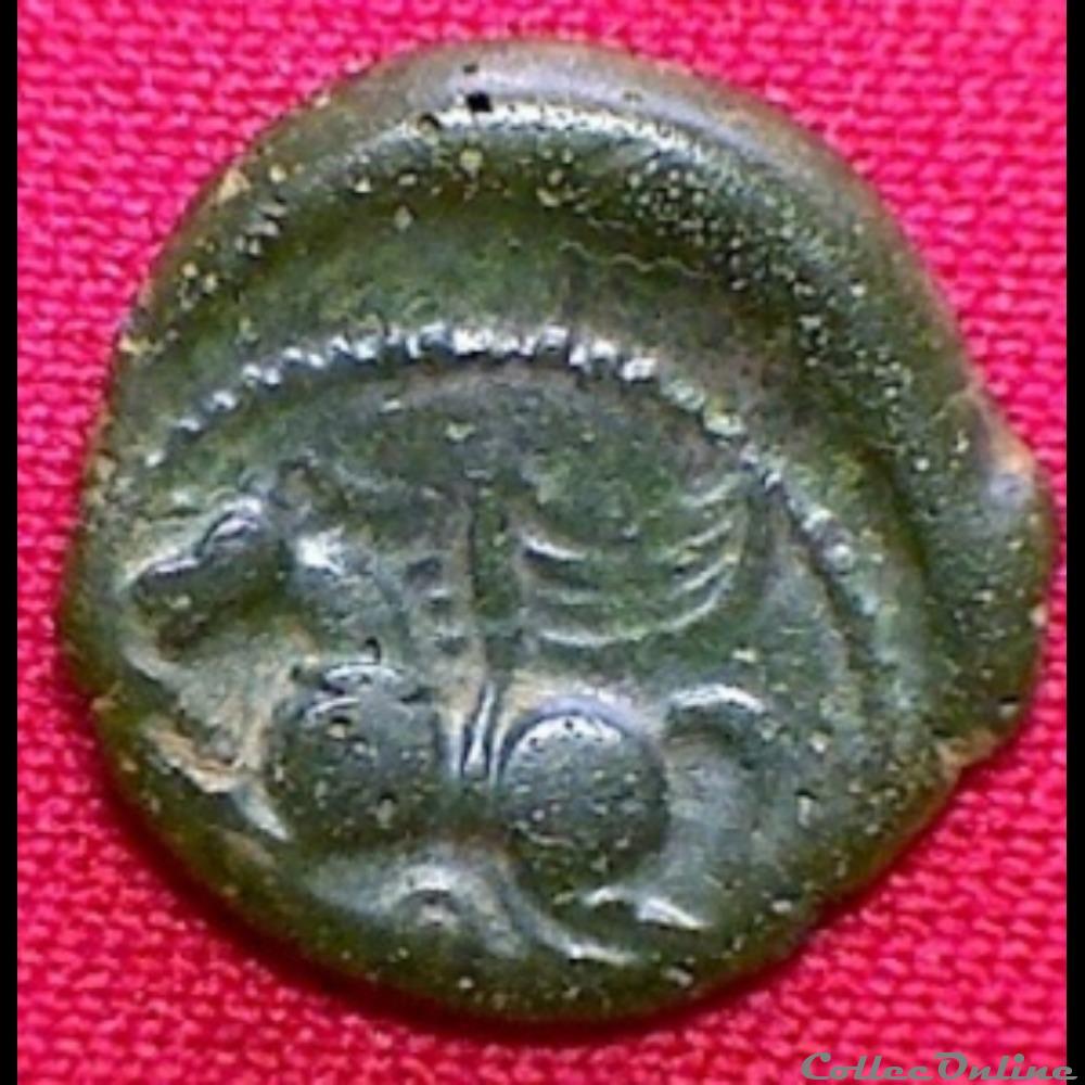 Série 63 DT 554 bronze CRICIRV monnaie antique gauloise serie 63 dt 554 bronze cricirv