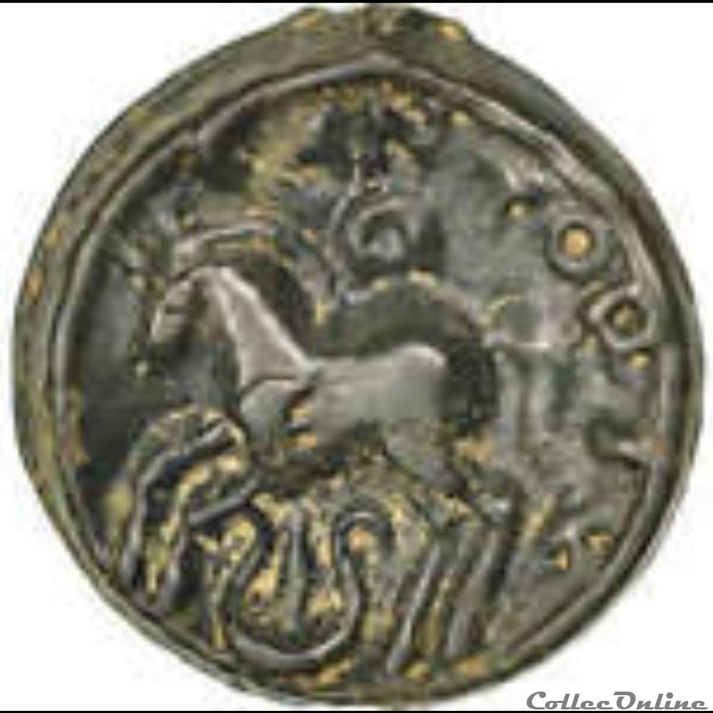 Série 962 DT 3259 Potin TVRONOS / CANTORIX monnaie antique gauloise serie 962 dt 3259 potin tvronos cantorix