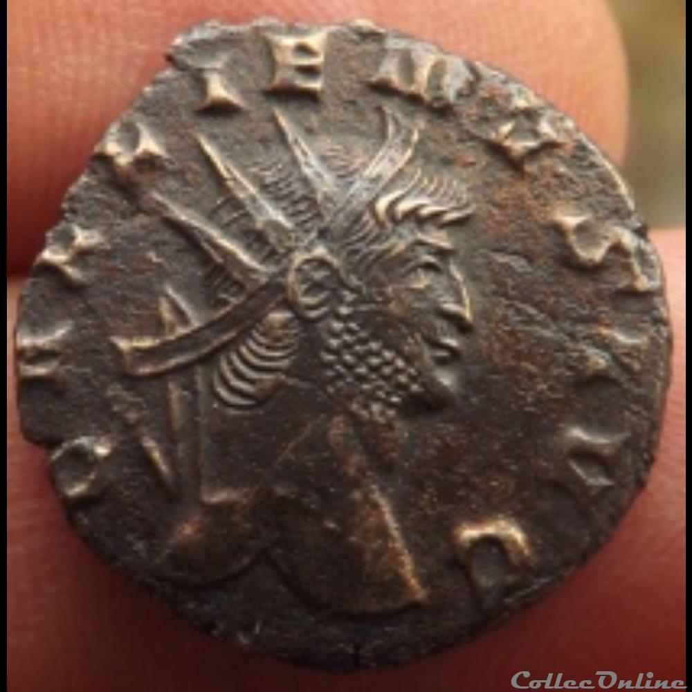 Gallien au pégase à droite monnaie antique romaine gallien au pegase a droite